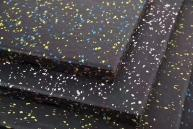 Eco-friendly rubber floor tiles