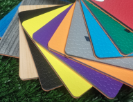 Abrasion-resistant sports flooring