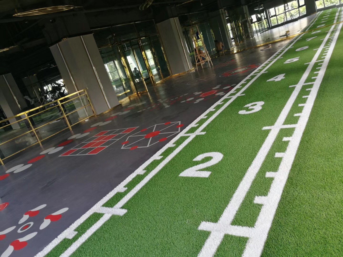 Personal training center floor series